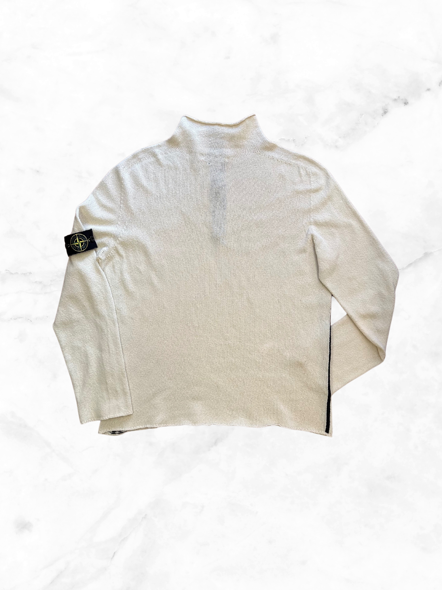 Felpa 1\4 zip Stone Island