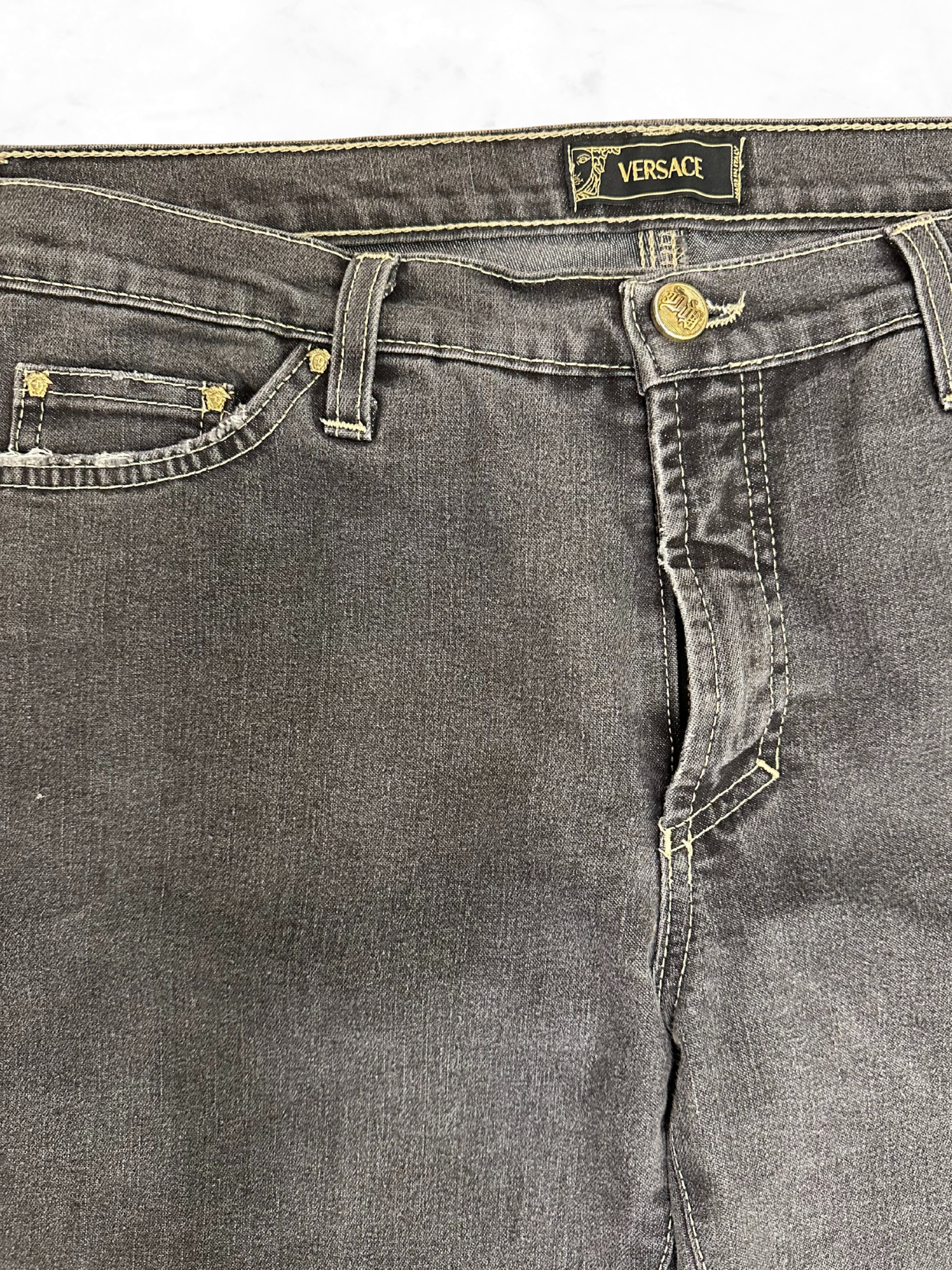 Pantalone a zampa Versace