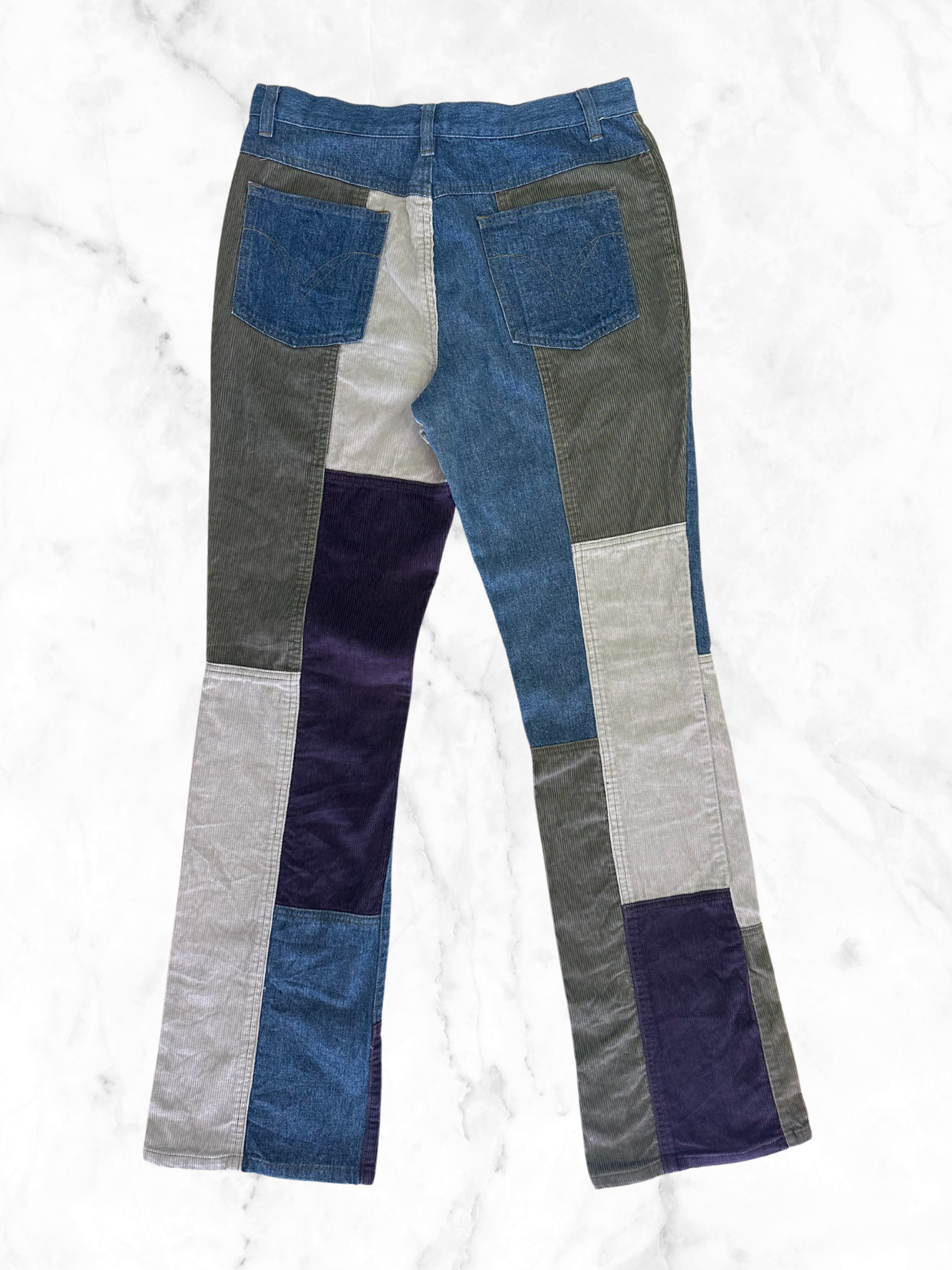 Jeans Rainbow patchwork