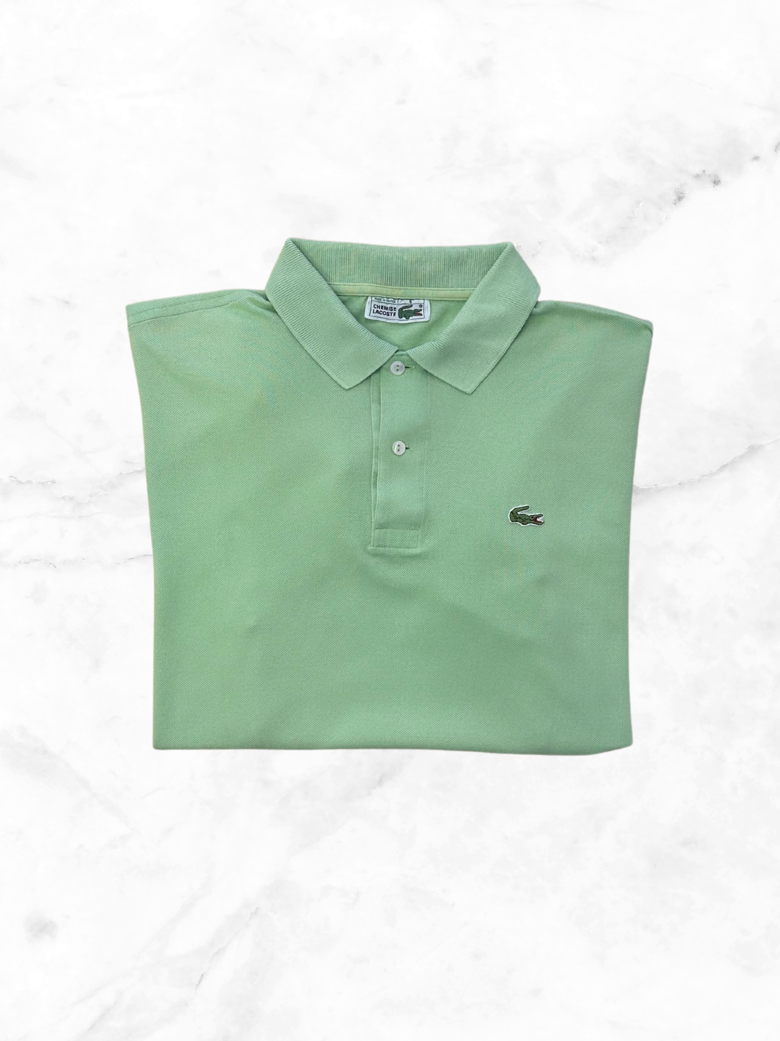 Polo Lacoste Verde chiaro